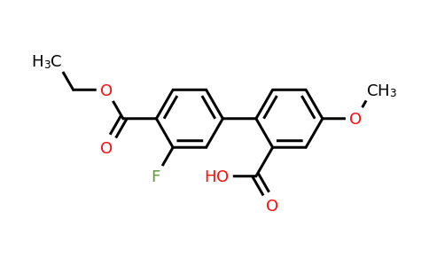 1261989-40-5 | 2-[4-(Ethoxycarbonyl)-3-fluorophenyl]-5-methoxybenzoic acid