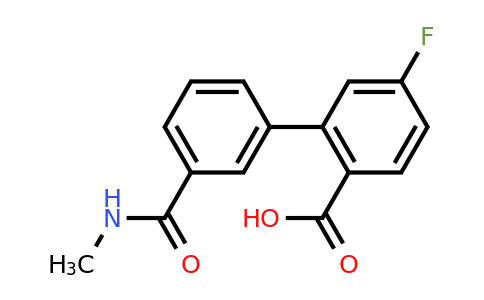 1261989-43-8 | 4-Fluoro-2-[3-(N-methylaminocarbonyl)phenyl]benzoic acid