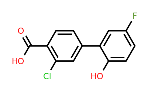 1261989-55-2 | 2-Chloro-4-(5-fluoro-2-hydroxyphenyl)benzoic acid