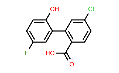 1261989-64-3 | 4-Chloro-2-(5-fluoro-2-hydroxyphenyl)benzoic acid