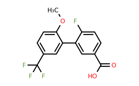 1261989-76-7 | 4-Fluoro-3-(2-methoxy-5-trifluoromethylphenyl)benzoic acid