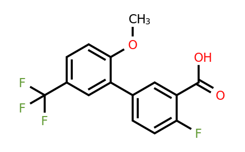 1261989-81-4 | 2-Fluoro-5-(2-methoxy-5-trifluoromethylphenyl)benzoic acid