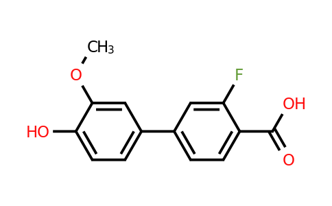 1261990-34-4 | 4-(4-Carboxy-3-fluorophenyl)-2-methoxyphenol