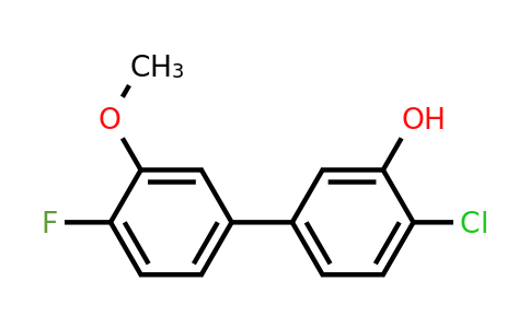 1261990-74-2 | 2-Chloro-5-(4-fluoro-3-methoxyphenyl)phenol
