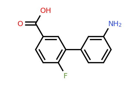 1261990-77-5 | 3-(3-Aminophenyl)-4-fluorobenzoic acid