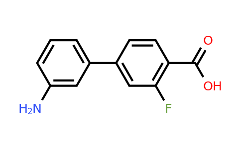 1261990-84-4 | 4-(3-Aminophenyl)-2-fluorobenzoic acid