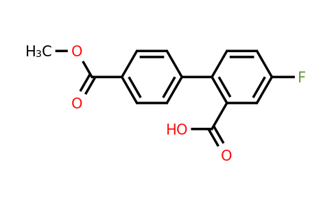 1261991-01-8 | 5-Fluoro-2-(4-methoxycarbonylphenyl)benzoic acid