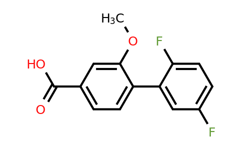 1261991-25-6 | 4-(2,5-Difluorophenyl)-3-methoxybenzoic acid
