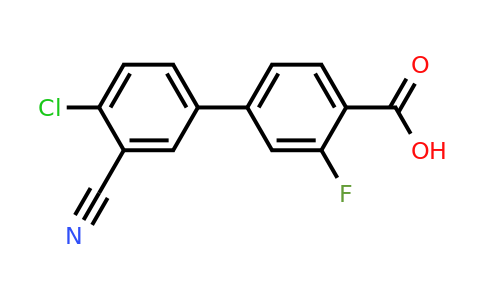 1261991-46-1 | 4-(4-Chloro-3-cyanophenyl)-2-fluorobenzoic acid