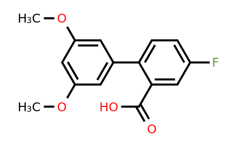 1261991-84-7 | 2-(3,5-Dimethoxyphenyl)-5-fluorobenzoic acid