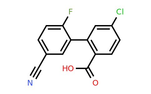 1261992-04-4 | 4-Chloro-2-(5-cyano-2-fluorophenyl)benzoic acid
