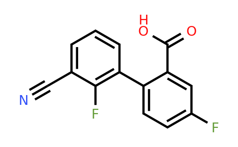 1261992-13-5 | 2-(3-Cyano-2-fluorophenyl)-5-fluorobenzoic acid