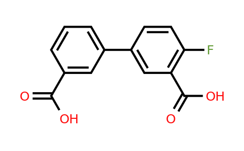 1261992-42-0 | 5-(3-Carboxyphenyl)-2-fluorobenzoic acid