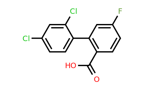 1261992-73-7 | 2-(2,4-Dichlorophenyl)-4-fluorobenzoic acid