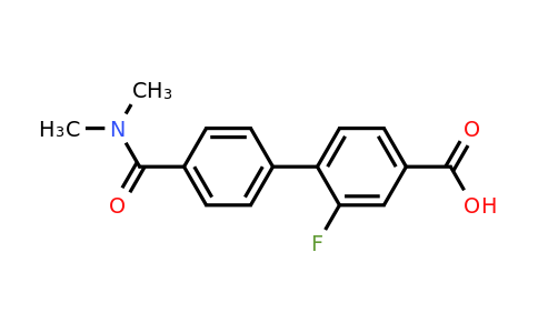 1261992-94-2 | 4-[4-(N,N-Dimethylaminocarbonyl)phenyl]-3-fluorobenzoic acid