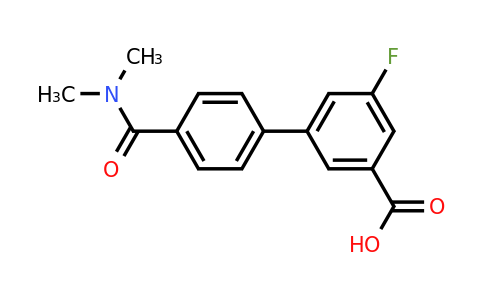 1261992-96-4 | 3-[4-(N,N-Dimethylaminocarbonyl)phenyl]-5-fluorobenzoic acid