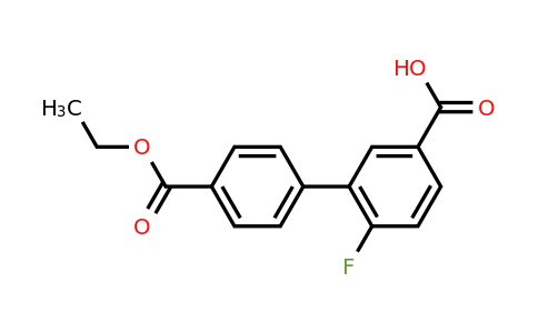 1261993-14-9 | 3-(4-Ethoxycarbonylphenyl)-4-fluorobenzoic acid