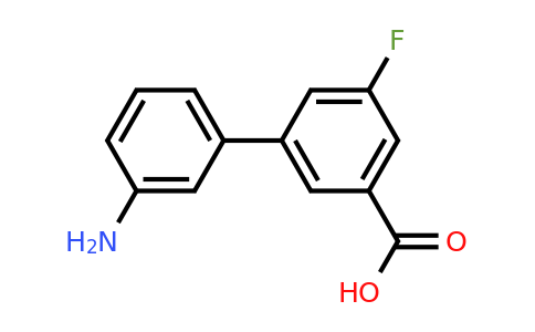 1261993-22-9 | 3-(3-Aminophenyl)-5-fluorobenzoic acid