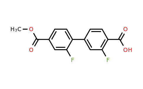1261993-27-4 | 2-Fluoro-4-(2-fluoro-4-methoxycarbonylphenyl)benzoic acid
