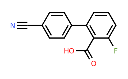 1261993-48-9 | 2-(4-Cyanophenyl)-6-fluorobenzoic acid
