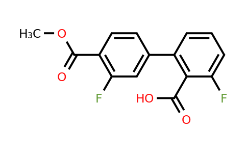 1261993-64-9 | 6-Fluoro-2-(3-fluoro-4-methoxycarbonylphenyl)benzoic acid