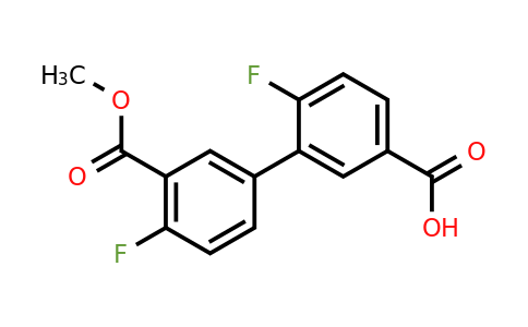 1261993-67-2 | 4-Fluoro-3-(4-fluoro-3-methoxycarbonylphenyl)benzoic acid
