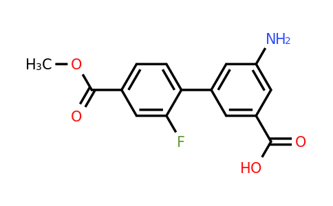 1261994-81-3 | 3-Amino-5-(2-fluoro-4-methoxycarbonylphenyl)benzoic acid