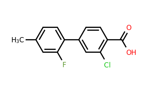 1261994-83-5 | 2-Chloro-4-(2-fluoro-4-methylphenyl)benzoic acid