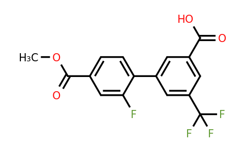 1261994-91-5 | 3-(2-Fluoro-4-methoxycarbonylphenyl)-5-trifluoromethylbenzoic acid