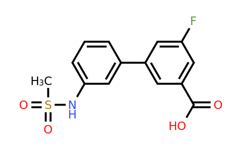 1261995-45-2 | 5-Fluoro-3-(3-methylsulfonylaminophenyl)benzoic acid