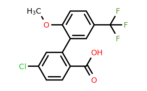 1261995-83-8 | 4-Chloro-2-(2-methoxy-5-trifluoromethylphenyl)benzoic acid
