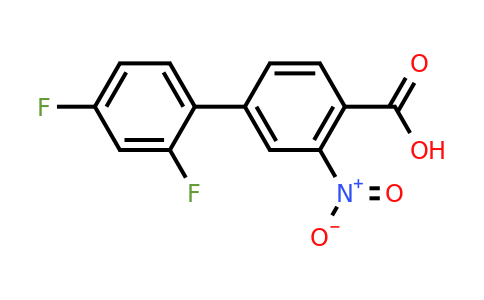 1261996-08-0 | 4-(2,4-Difluorophenyl)-2-nitrobenzoic acid