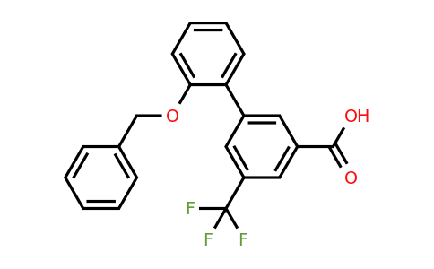 1261996-18-2 | 3-(2-Benzyloxyphenyl)-5-trifluoromethylbenzoic acid