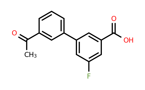1261996-91-1 | 3'-Acetyl-5-fluoro-[1,1'-biphenyl]-3-carboxylic acid