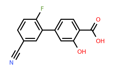 1261997-12-9 | 4-(5-Cyano-2-fluorophenyl)-2-hydroxybenzoic acid