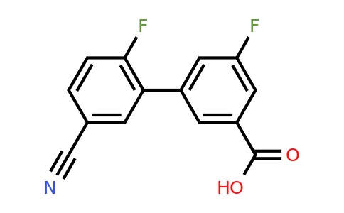 1261997-23-2 | 3-(5-Cyano-2-fluorophenyl)-5-fluorobenzoic acid