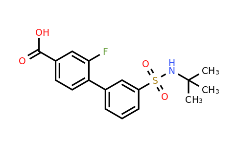 1261997-44-7 | 4-(3-t-Butylsulfamoylphenyl)-3-fluorobenzoic acid