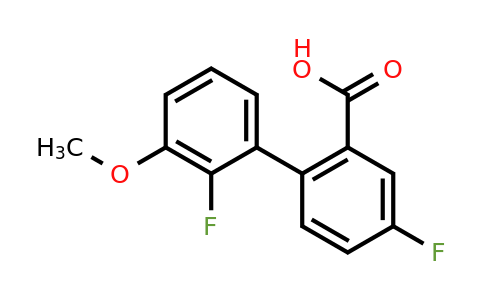 1261997-97-0 | 5-Fluoro-2-(2-fluoro-3-methoxyphenyl)benzoic acid