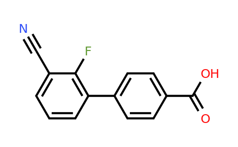 1261998-23-5 | 4-(3-Cyano-2-fluorophenyl)benzoic acid