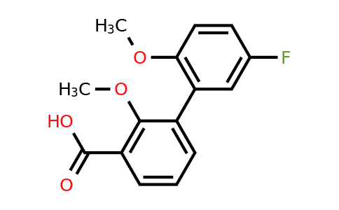 1261998-40-6 | 3-(5-Fluoro-2-methoxyphenyl)-2-methoxybenzoic acid