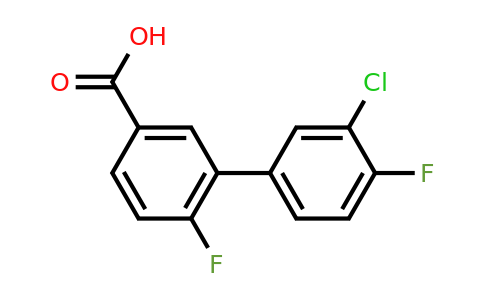 1261998-66-6 | 3-(3-Chloro-4-fluorophenyl)-4-fluorobenzoic acid