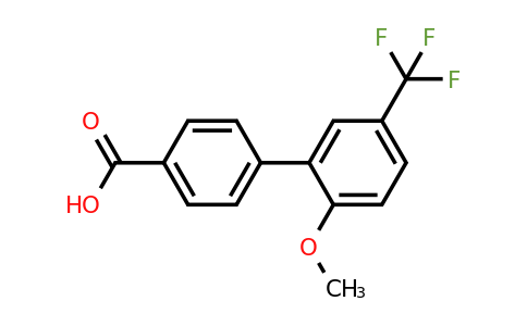 1261998-93-9 | 4-(2-Methoxy-5-trifluoromethylphenyl)benzoic acid