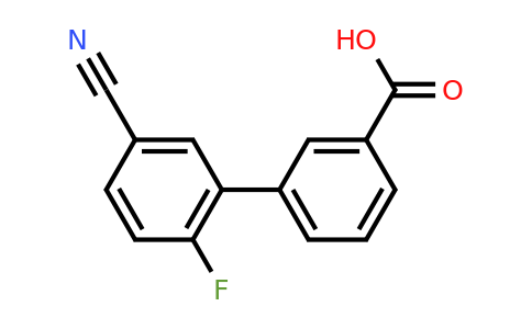 1262001-13-7 | 3-(5-Cyano-2-fluorophenyl)benzoic acid