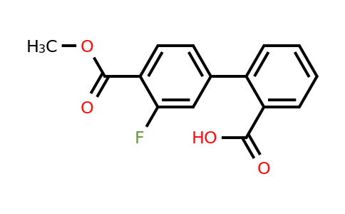 1262001-28-4 | 2-(3-Fluoro-4-methoxycarbonylphenyl)benzoic acid