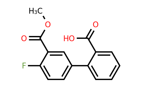 1262001-37-5 | 2-(4-Fluoro-3-methoxycarbonylphenyl)benzoic acid