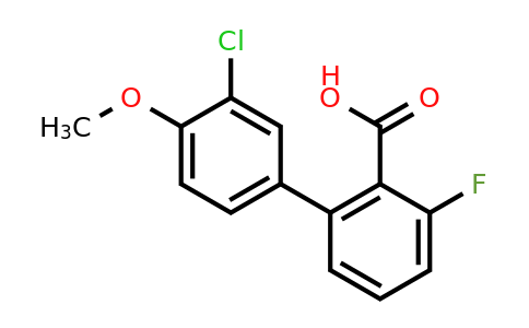 1262002-03-8 | 2-(3-Chloro-4-methoxyphenyl)-6-fluorobenzoic acid