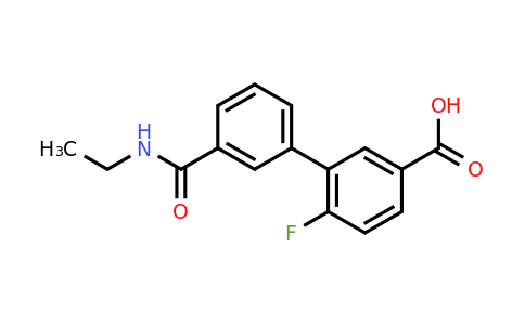1262002-66-3 | 3-[3-(N-Ethylaminocarbonyl)phenyl]-4-fluorobenzoic acid