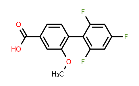 1262004-51-2 | 3-Methoxy-4-(2,4,6-trifluorophenyl)benzoic acid