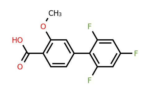 1262004-54-5 | 2-Methoxy-4-(2,4,6-trifluorophenyl)benzoic acid