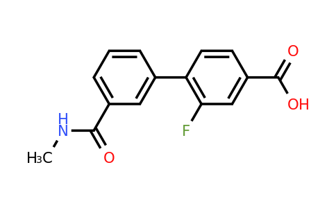 1262004-65-8 | 3-Fluoro-4-[3-(N-methylaminocarbonyl)phenyl]benzoic acid